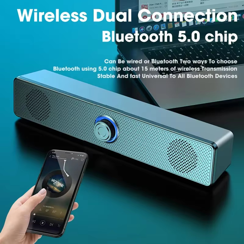 Speaker Driver - Bluetooth 5.0 4D Surround Soundbar Wired