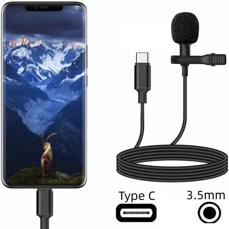 Microphone Capsule - 1-5pcs Portable USB Mini Lavalier Microphone