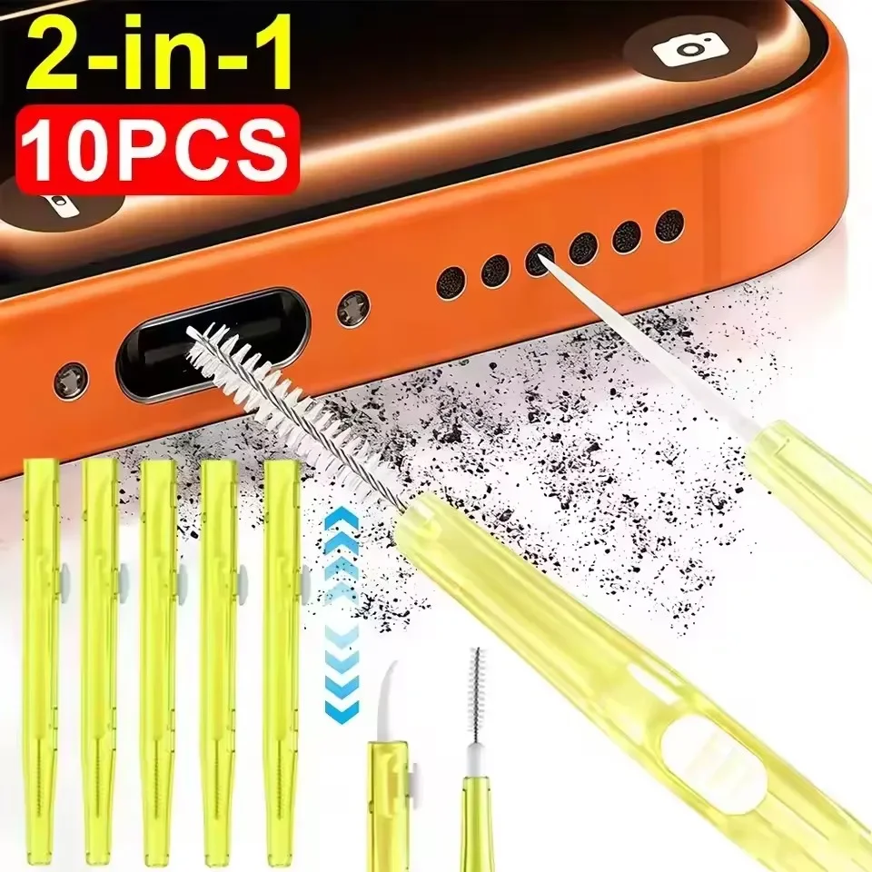 Speaker Terminal - 2-in-1 Retractable Speaker Charging Port Cleaning