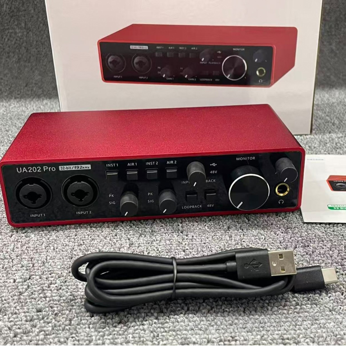 Condenser Microphone Kit - UA202 Pro Professional Sound Card USB