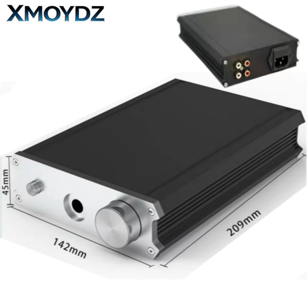 Speaker Enclosure - 142*44.5*209mm Amplifier Chassis All Aluminum Mini