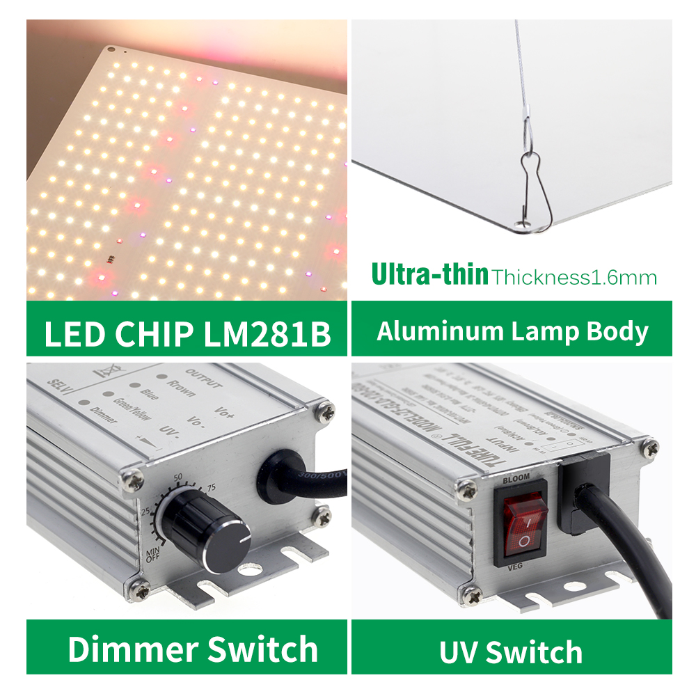 Indoor Plant Grow Light 120W/2 - Knob Aluminum review and price