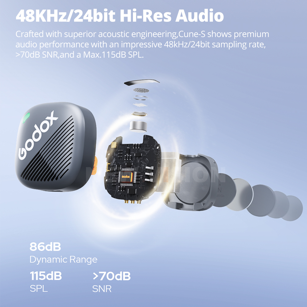 Godox Cube-S 2.4GHz Wireless M - Microphone Capsule review and price