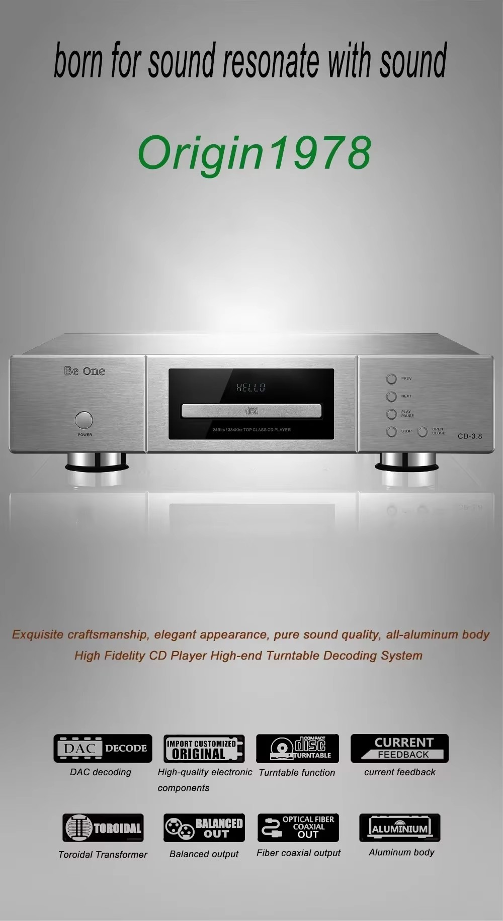 SUNBUCK Current feedback XLR b - Audio Dac review and price