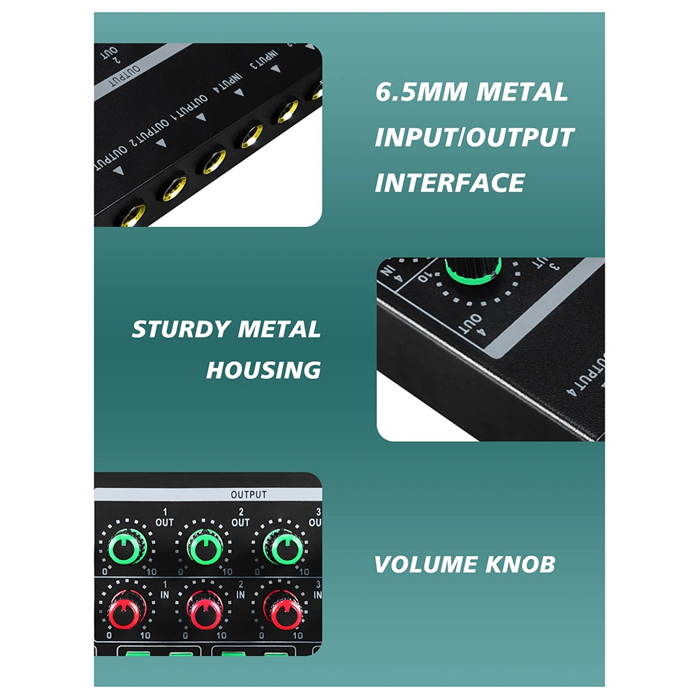 (MEOF] -LQ04 4-Channel Mixer 4 - Audio Interface review and price
