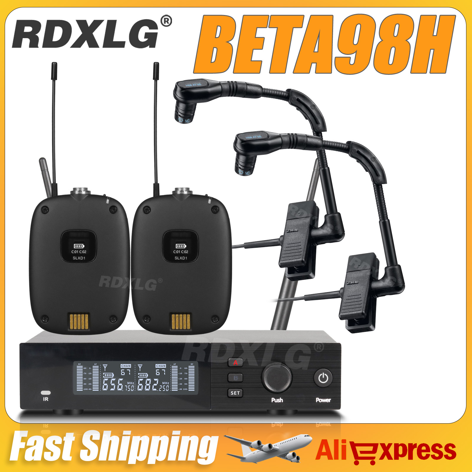 Top Quality！SLXD4/BETA98H Prof - Condenser Microphone Kit review and price