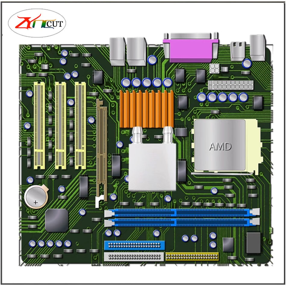 40 80mm CPU Aluminum water-coo - Heatsink Aluminum review and price