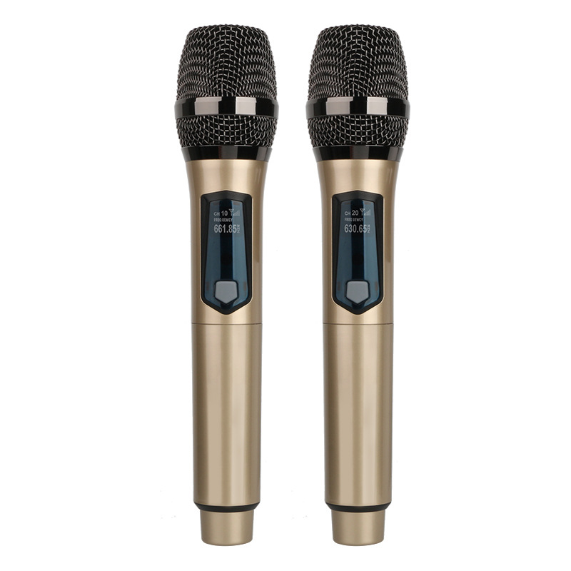 Wireless Microphone 2 Channels - Ribbon Microphone review and price