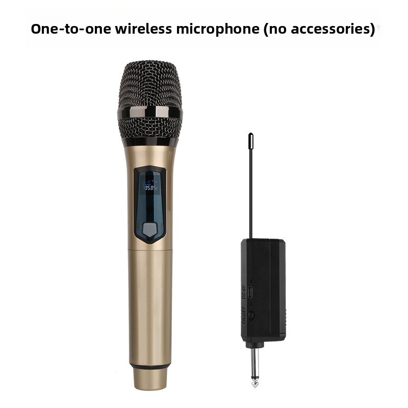 Wireless Microphone 2 Channels - Ribbon Microphone review and price