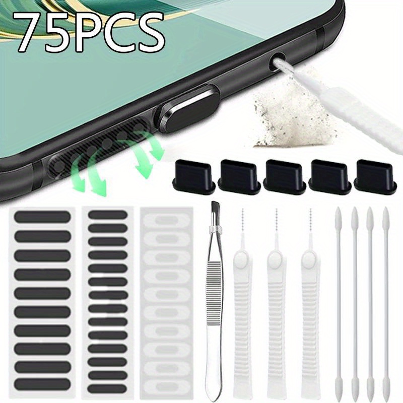 75pcs Phone Charging Port Clea - Speaker Terminal review and price