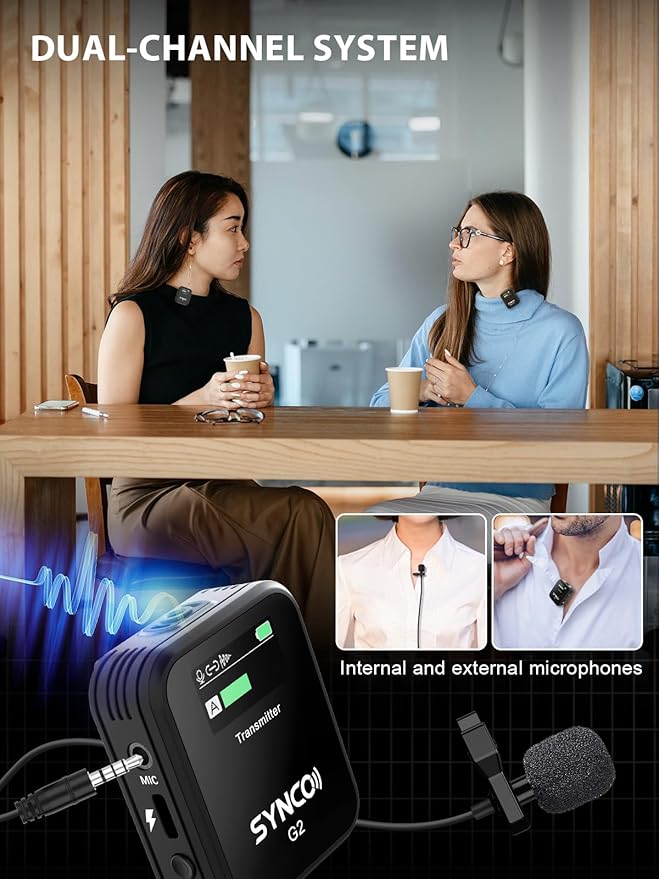 SYNCO Wireless Lavalier Microp - Condenser Microphone Kit review and price