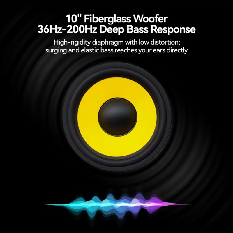 10 Inch Powered Deep Bass Subw - Subwoofer review and price