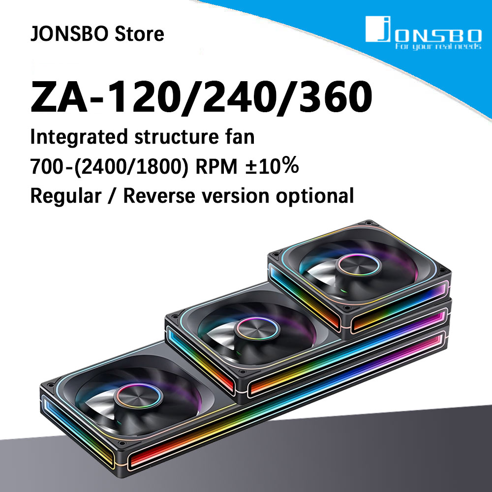 JONSBO ZA-120/240/360 ARGB 12/ - Heatsink Aluminum review and price