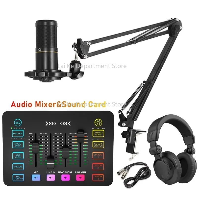 ZX230 Live Stream Sound Card C - Condenser Microphone Kit review and price