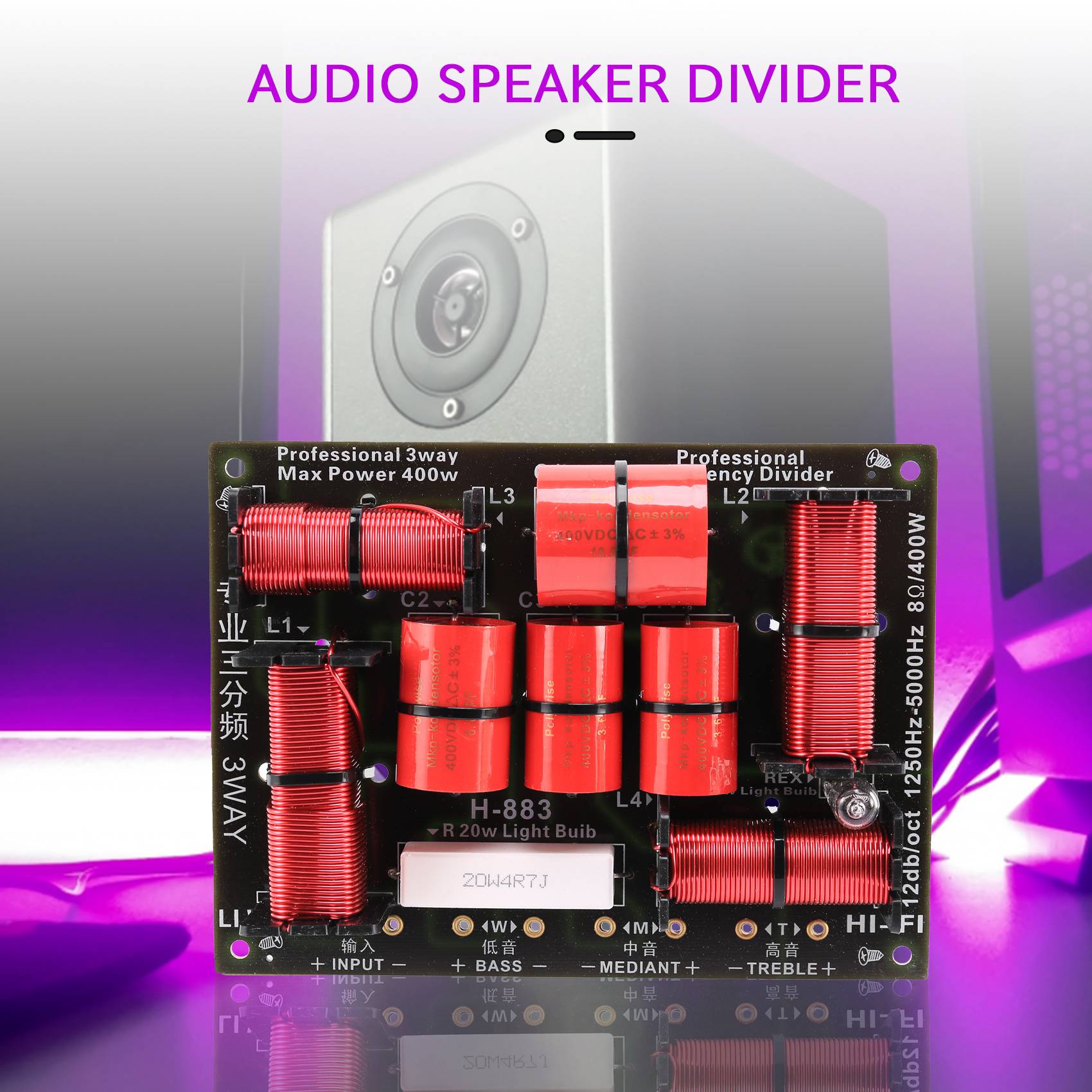 Excellent-400W 3 Way Crossover - Speaker Crossover review and price