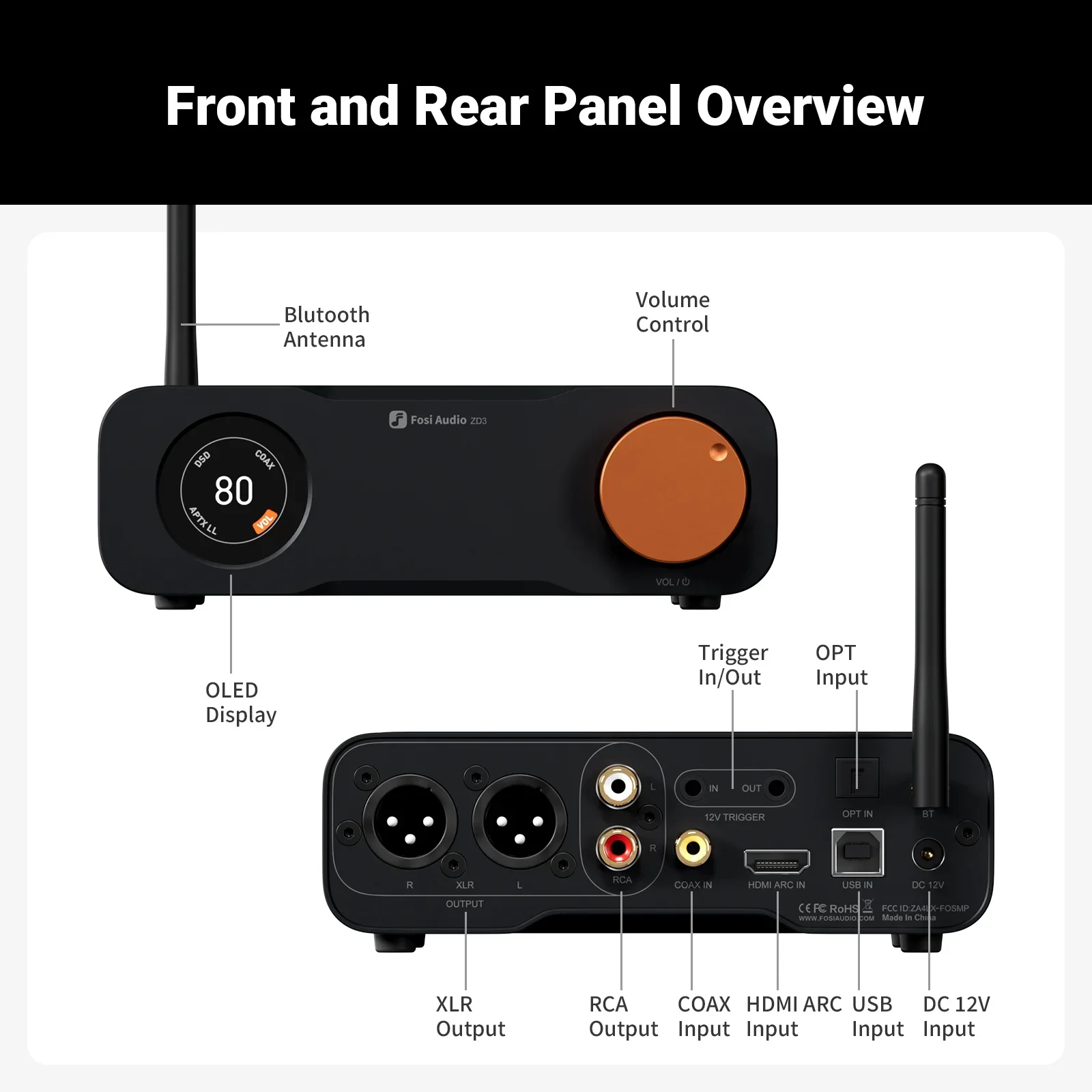 Fosi Audio ZD3 Blue Fully Bala - Audio Dac review and price