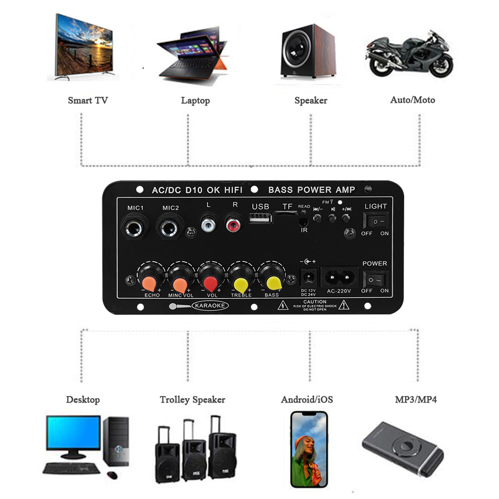 D10 Digital Bluetooth Amplifie - Speaker Driver review and price