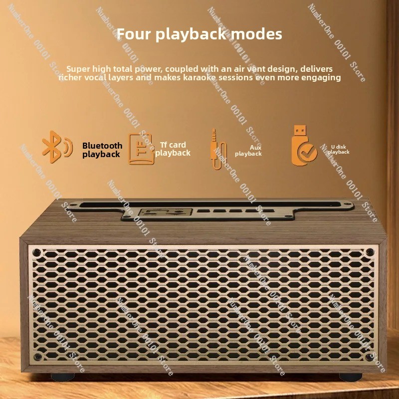 Retro Wooden Bluetooth Speaker - Full Range Speaker review and price