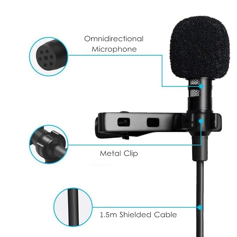 1.5m Mini Portable Lavalier Mi - Microphone Capsule review and price
